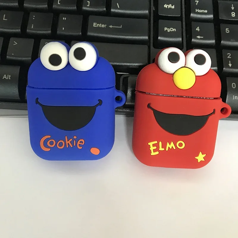 Manufacture hight quality earbuds case silicone cartoon covers shockproof hot selling for cute air ipods cases
Manufacture hight quality earbuds case silicone cartoon covers shockproof hot selling for cute air ipods cases