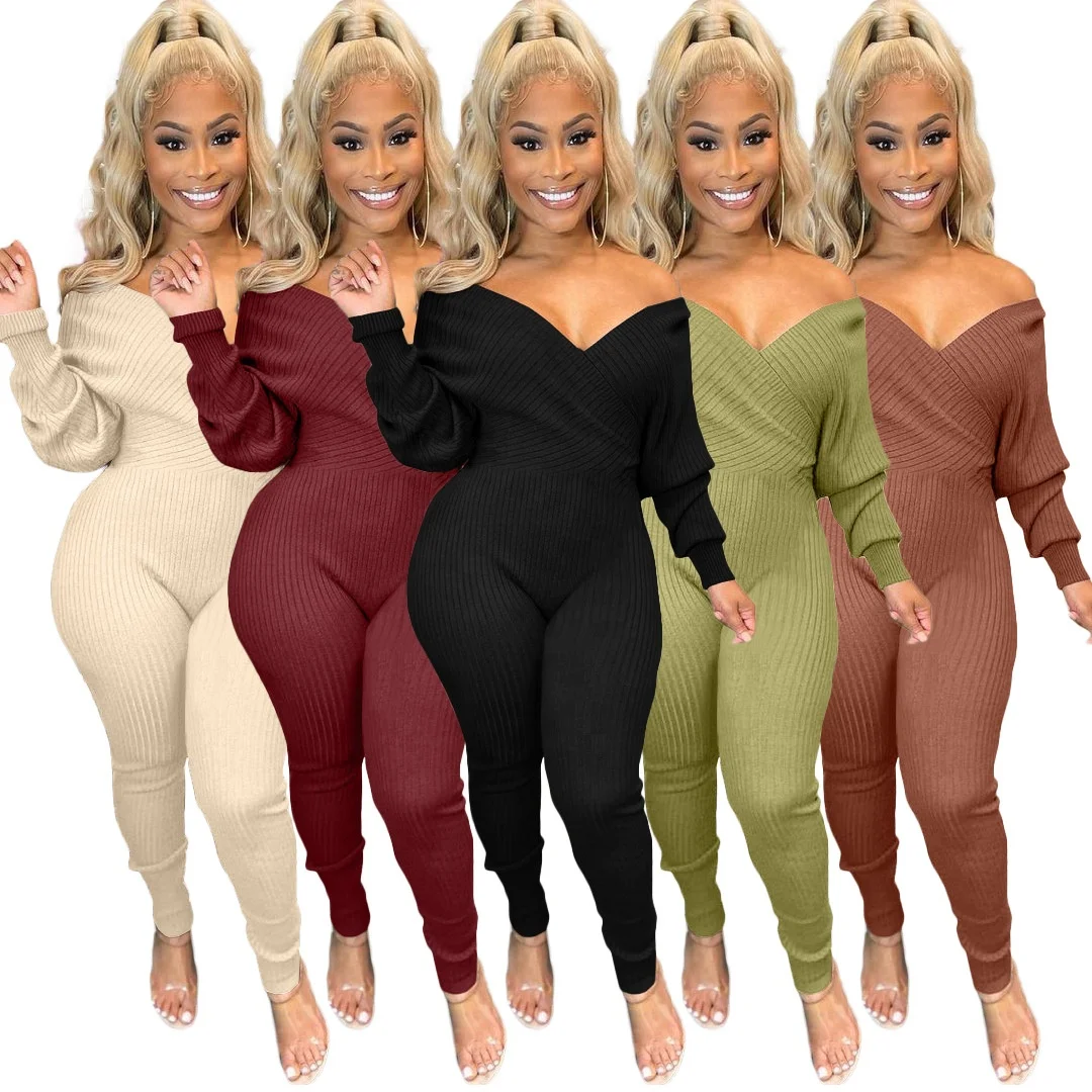 Winter and Fall Popular One Long Ribbed Piece Ladies Sleeve Stacked Rompers Plus Size Womens Jumpsuits, Picture
Winter and Fall Popular One Long Ribbed Piece Ladies Sleeve Stacked Rompers Plus Size Womens Jumpsuits, Picture