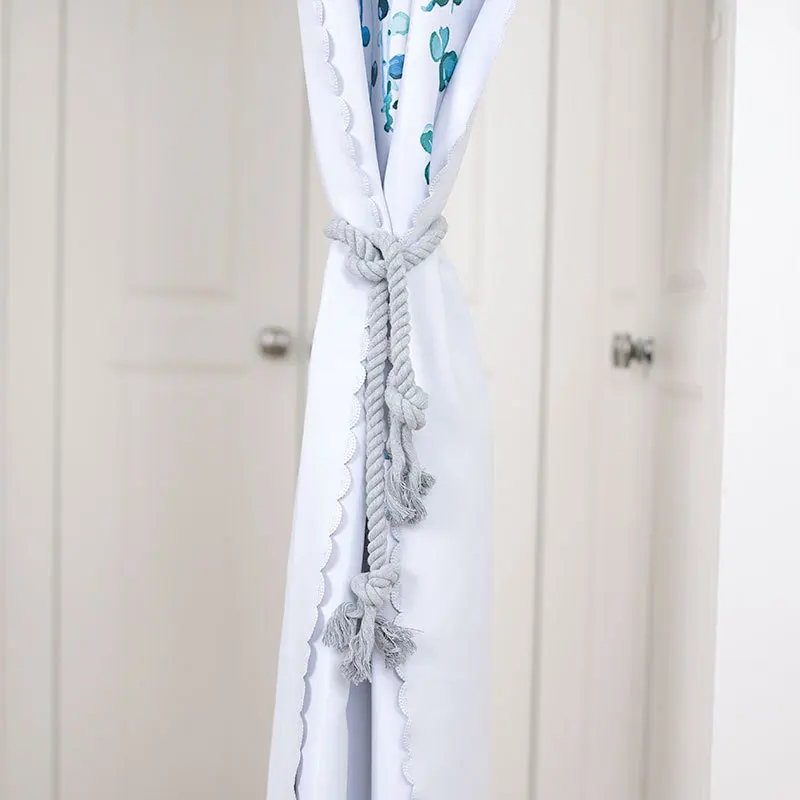Linen Curtain Buckles Rope Curtain Clip Tieback Holder Clips Curtains Hand Weaving Cotton Linen Rope, Grey,white,brown
Linen Curtain Buckles Rope Curtain Clip Tieback Holder Clips Curtains Hand Weaving Cotton Linen Rope, Grey,white,brown