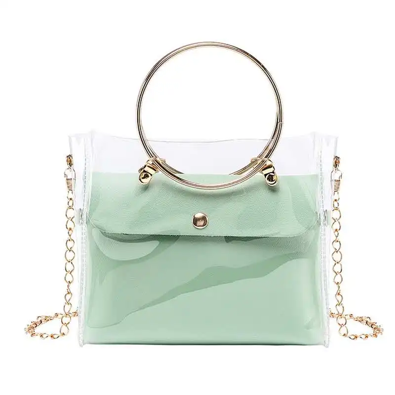 Transparent Clear PVC Women Shoulder Bag Handbag Bucket Bag Female Chain Designer Purses Handbags for Women 2020, Accept custom made
Transparent Clear PVC Women Shoulder Bag Handbag Bucket Bag Female Chain Designer Purses Handbags for Women 2020, Accept custom made
