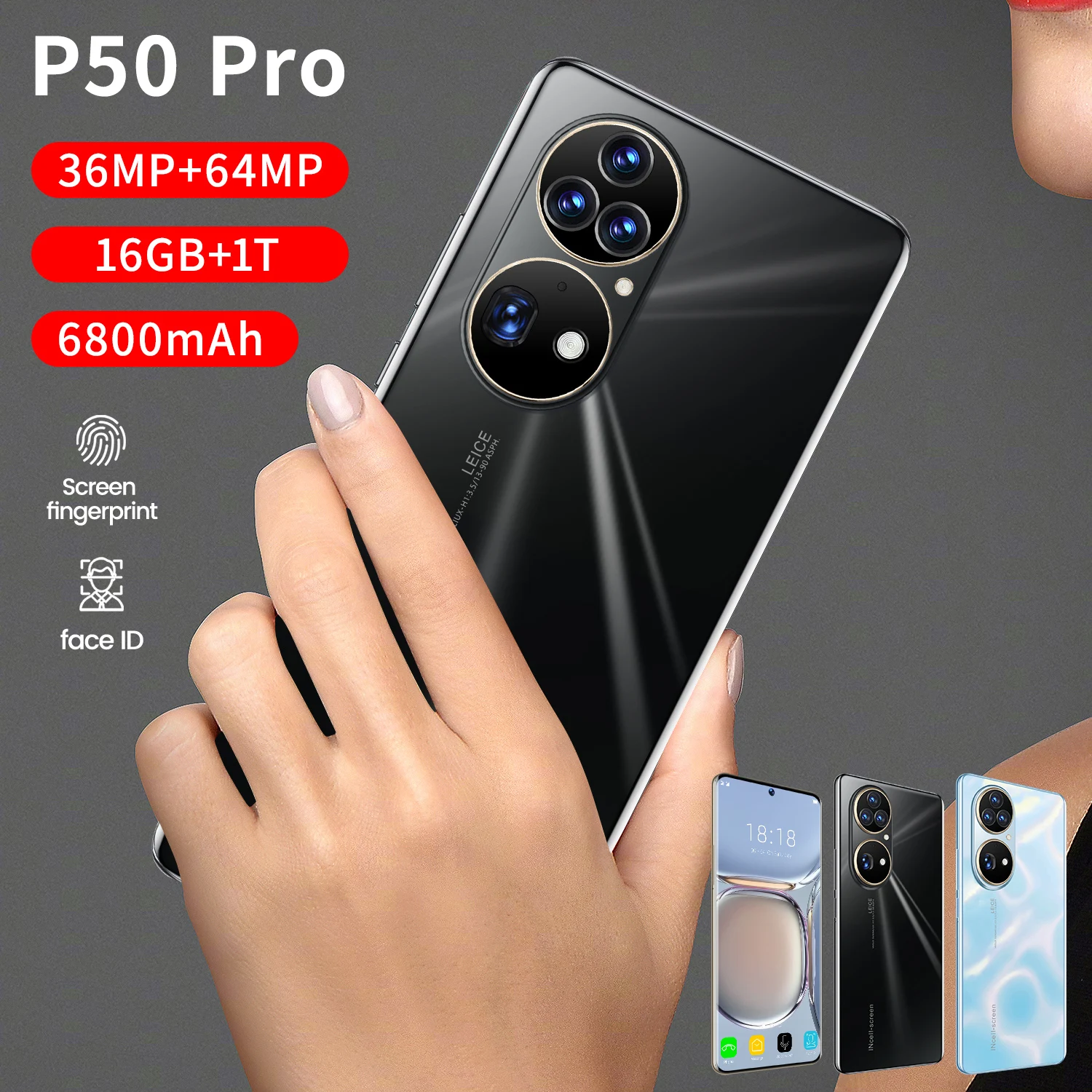 USA UK unlock p50pro Hot sale HD all-in one 7.3inch mobile phones dual cards 4g 5g smartphones, Black white
USA UK unlock p50pro Hot sale HD all-in one 7.3inch mobile phones dual cards 4g 5g smartphones, Black white