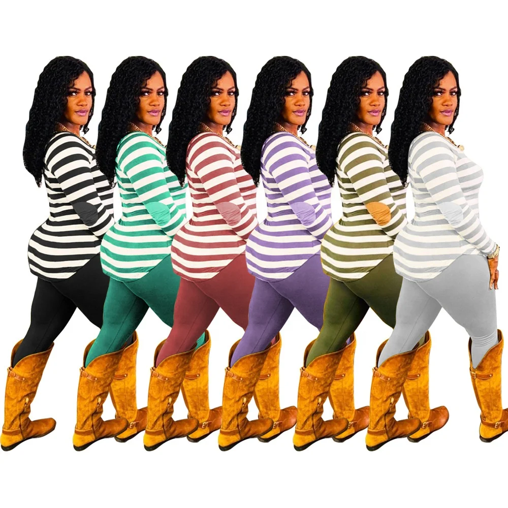 AI68-1062 2020 Women Clothes Striped Long Sleeve Tunic Sports leisure two-piece suit women clothing wholesale
AI68-1062 2020 Women Clothes Striped Long Sleeve Tunic Sports leisure two-piece suit women clothing wholesale