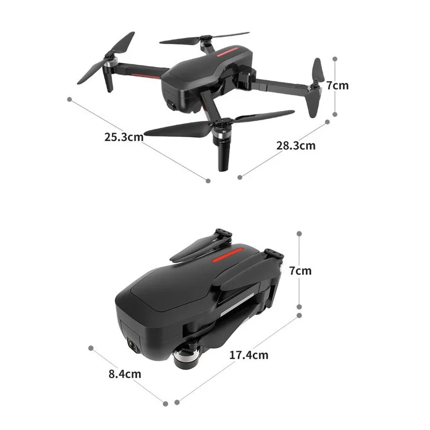 2020 XINLIN X193 Drone GPS 5G WIFI FPV With 4K Camera Brushless Selfie Foldable RC Drone Quadcopter, Black
2020 XINLIN X193 Drone GPS 5G WIFI FPV With 4K Camera Brushless Selfie Foldable RC Drone Quadcopter, Black