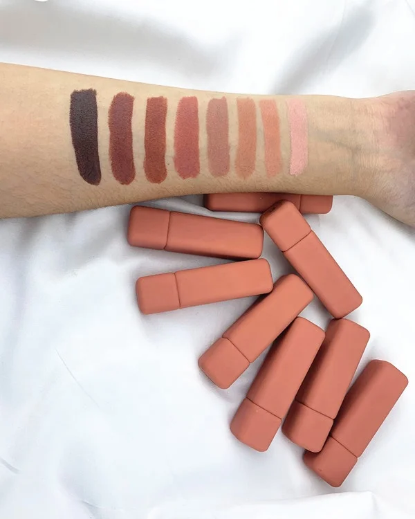Custom Private Label Waterproof Nude Long Lasting Matte Lipstick Vegan Brown High Quality Lipstick
Custom Private Label Waterproof Nude Long Lasting Matte Lipstick Vegan Brown High Quality Lipstick