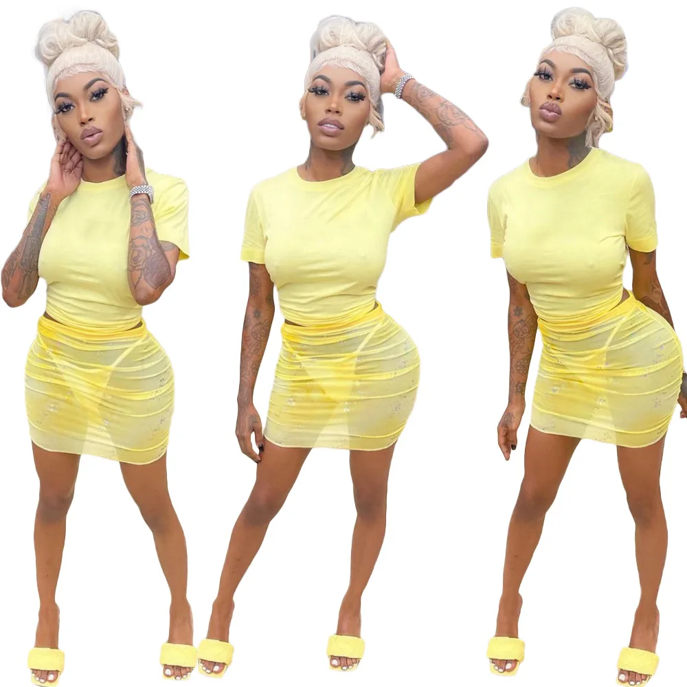 clothing vendors for women elegant sexy mesh skirt sequin printing mini skirt set three pieces set dress women, Yellow
clothing vendors for women elegant sexy mesh skirt sequin printing mini skirt set three pieces set dress women, Yellow