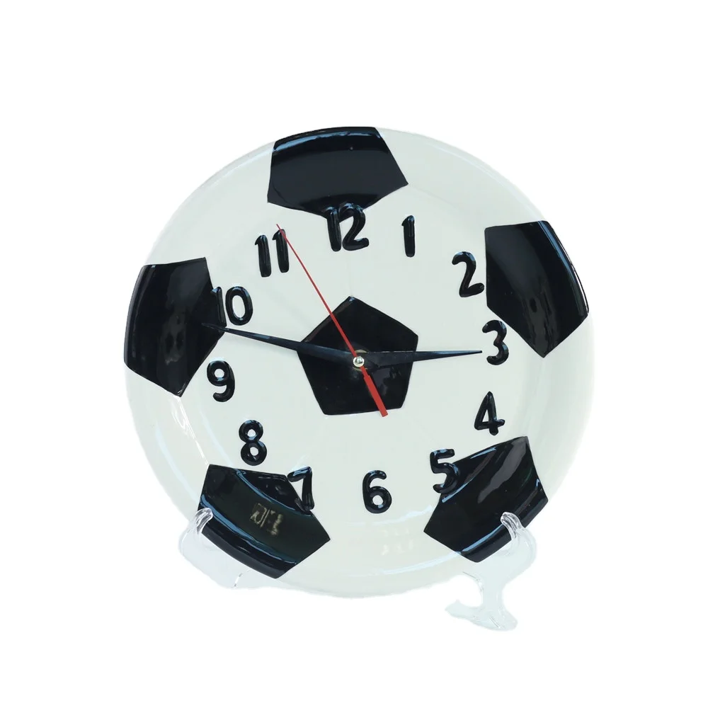 Customized design ceramic kitchen digital wall clock