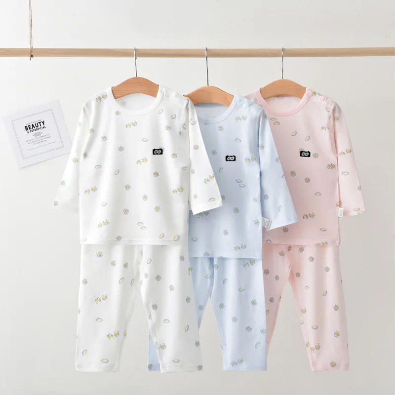Baby pajamas set modal solid color printing infant romper long-sleeved romper organic pajamas set, Picture color
Baby pajamas set modal solid color printing infant romper long-sleeved romper organic pajamas set, Picture color