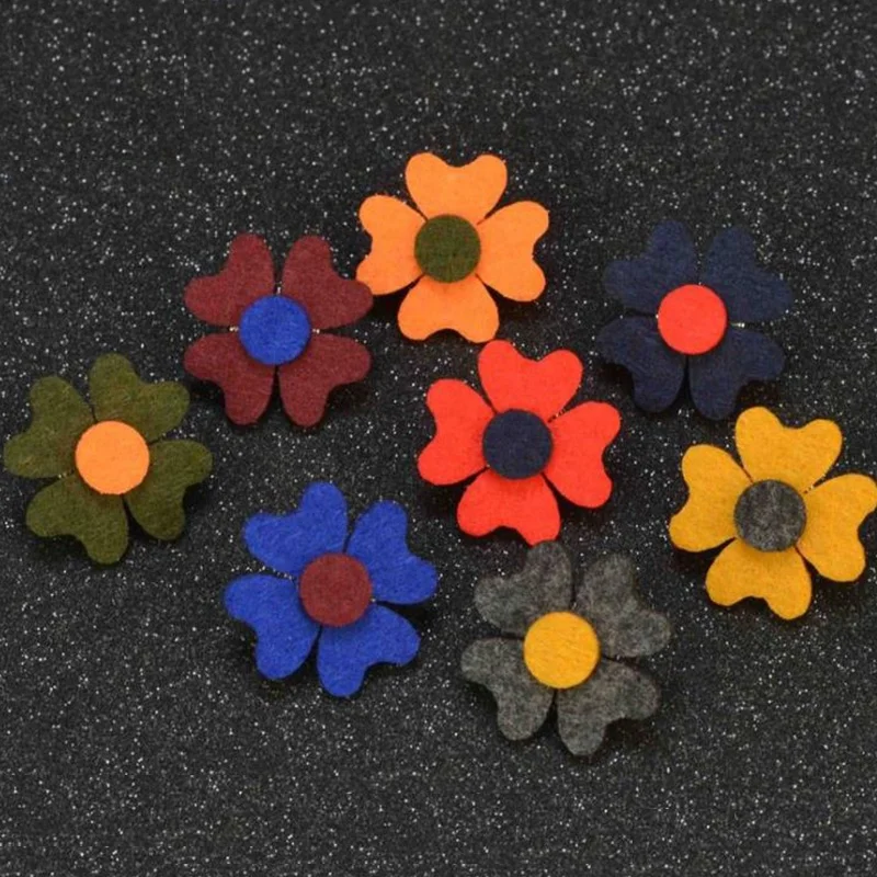 new arrival colorful fabric four petals butterfly flower brooch lapel pin for gentlemen
new arrival colorful fabric four petals butterfly flower brooch lapel pin for gentlemen