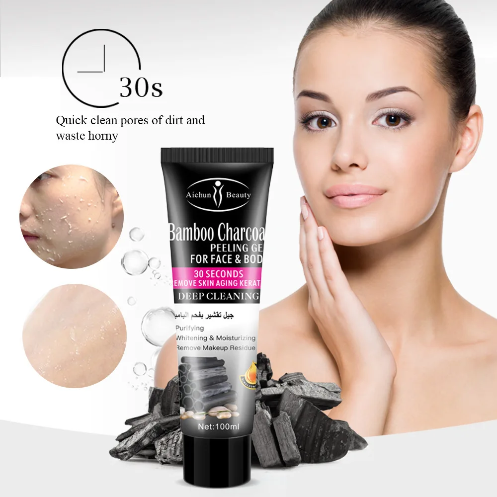 Cleaning Scrub Gel Bamboo charcoal Exfoliating Peel Gel Dead Skin Remove Gel for Face
Cleaning Scrub Gel Bamboo charcoal Exfoliating Peel Gel Dead Skin Remove Gel for Face