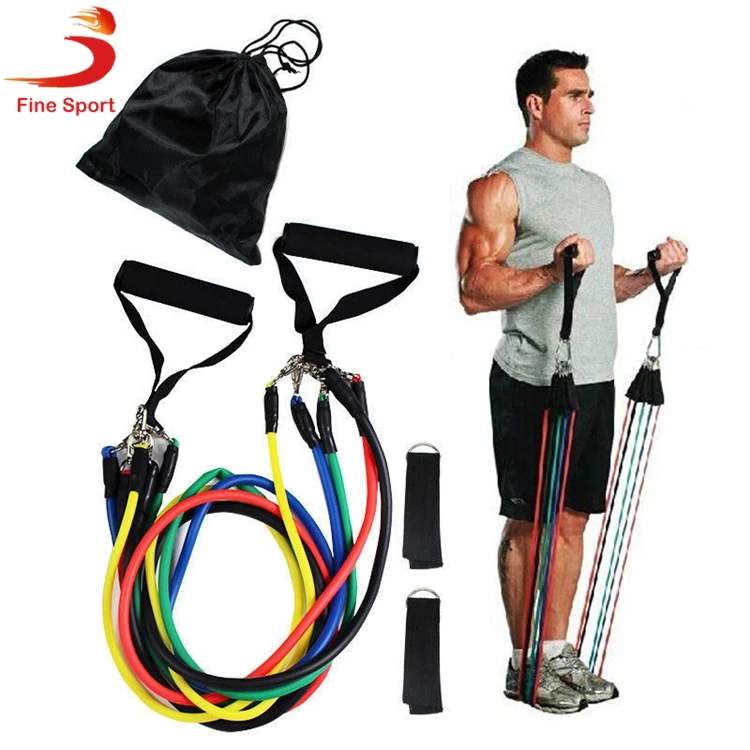 2021 China Zhejiang Yiwu The Most Popular Body Building Instrument 11pcs/set Fitness Equipment Pilates Tubes, Black red blue green yellow
2021 China Zhejiang Yiwu The Most Popular Body Building Instrument 11pcs/set Fitness Equipment Pilates Tubes, Black red blue green yellow