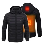 2019 New Stylish Women and Men's Rechargeable Battery Heated Jackets Waterproof