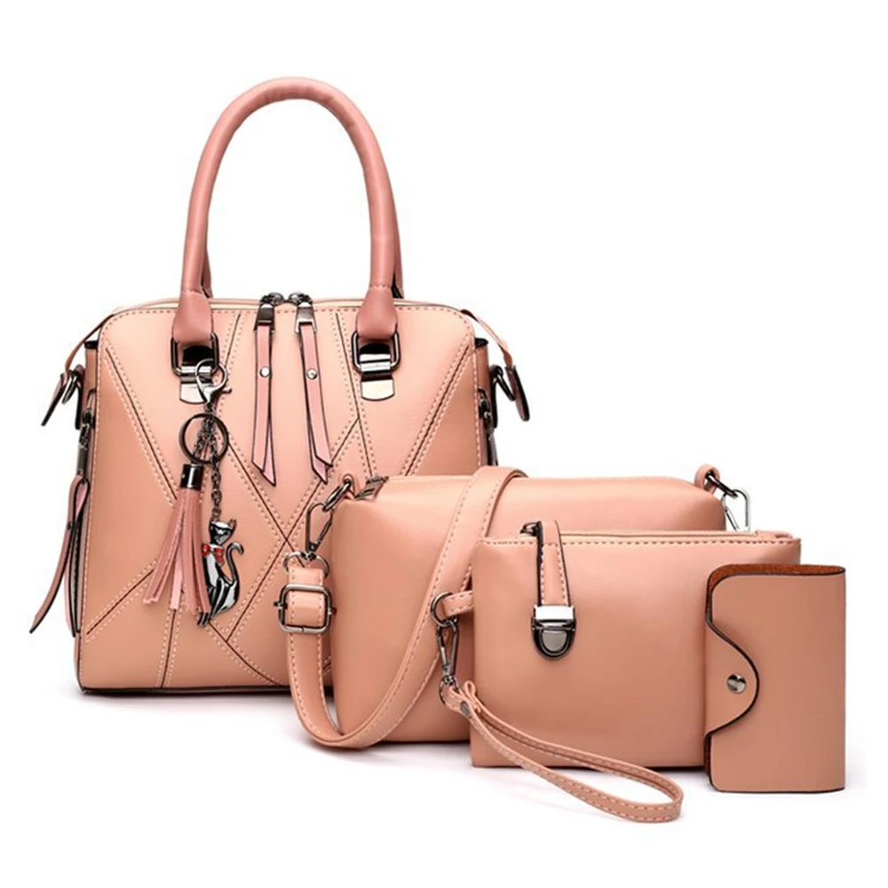 Set De Bolsas Femininas Women Messenger Bag Solid Color ladies Handbags Set Tote Bag Set, 4 colors
Set De Bolsas Femininas Women Messenger Bag Solid Color ladies Handbags Set Tote Bag Set, 4 colors