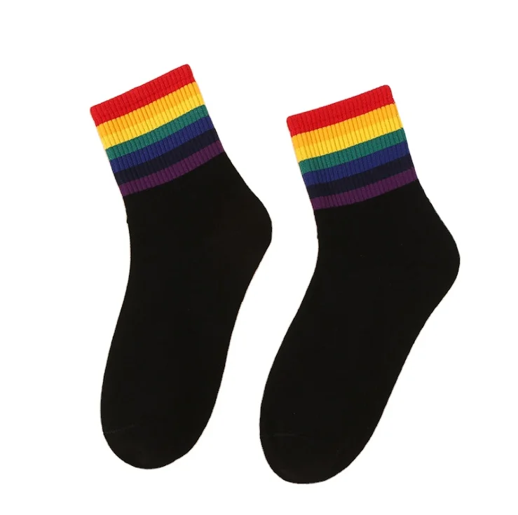 Rainbo black color strip cotton gym Socks Sports Socks Anti-odor Anti-Slip Anti-bacterial Speed Dry Function, Custom color
Rainbo black color strip cotton gym Socks Sports Socks Anti-odor Anti-Slip Anti-bacterial Speed Dry Function, Custom color