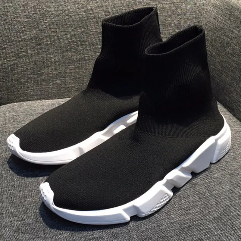 Manufacturers wholesale Speed LT Sneaker Knit/Graffiti Sole Black white Sock Mid-Top Running shoes Women Mens EU 36-45 NO BOX
Manufacturers wholesale Speed LT Sneaker Knit/Graffiti Sole Black white Sock Mid-Top Running shoes Women Mens EU 36-45 NO BOX