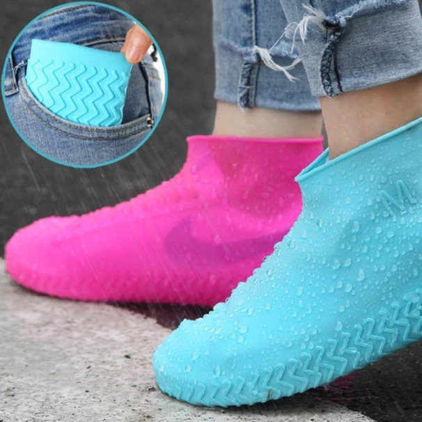 Silicone rubber waterproof rain boot covers, non-slip male and female outdoor students and children, 20 colors
Silicone rubber waterproof rain boot covers, non-slip male and female outdoor students and children, 20 colors