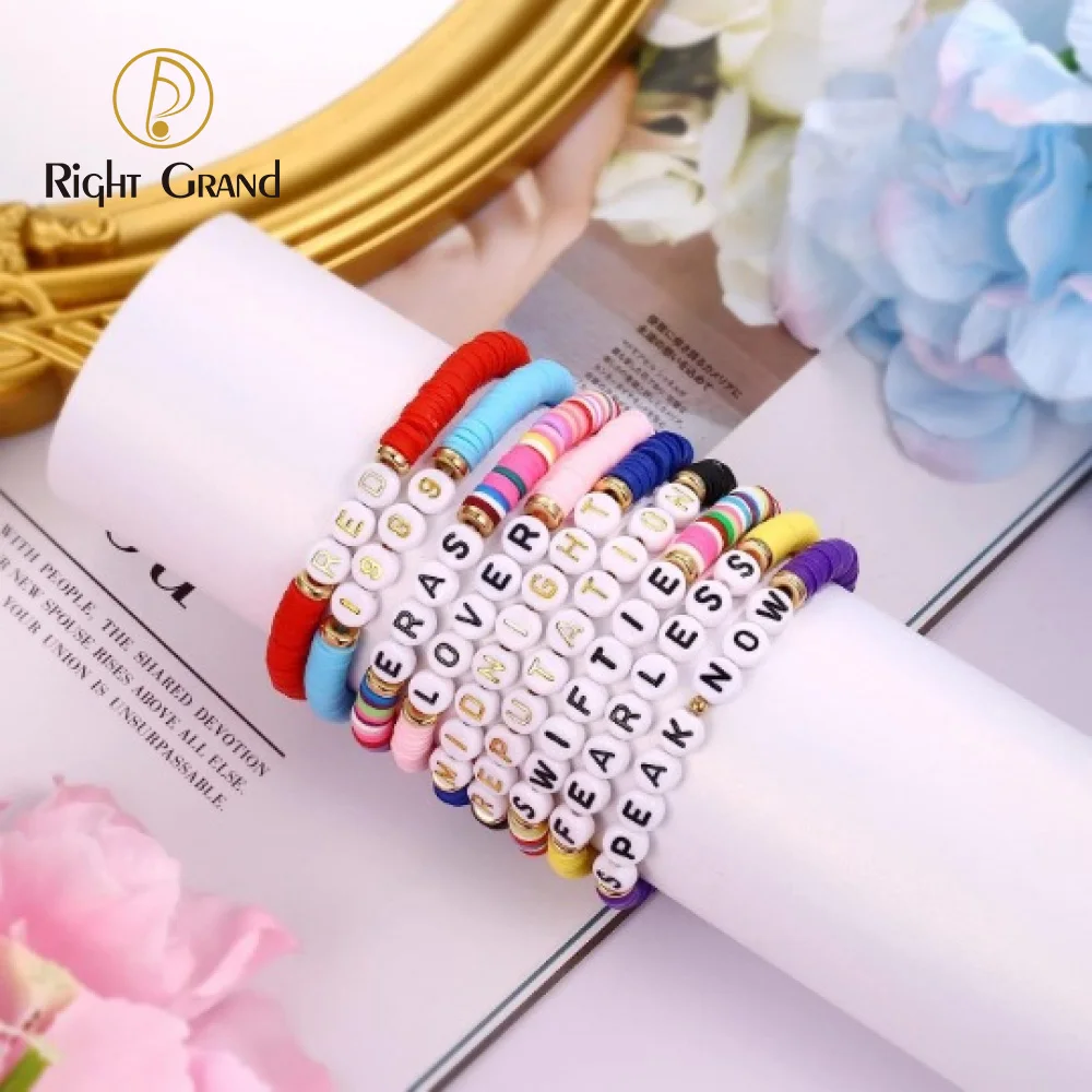 Wholesale High Quality customized inspired letter beaded diy ideas beads design friendship bracelet Jewelry for Girls
Wholesale High Quality customized inspired letter beaded diy ideas beads design friendship bracelet Jewelry for Girls