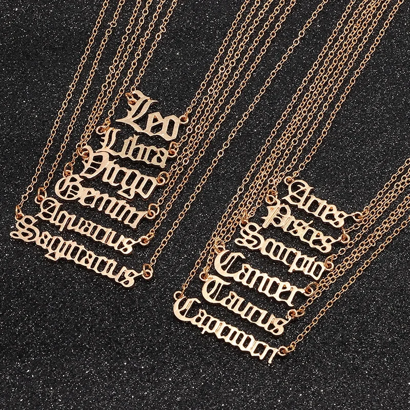 Artilady 2021 Vintage Stainless Steel Horoscope Zodiac Sign Letter Pendant Chain Necklace For Women Jewelry Gift, Rose gold
Artilady 2021 Vintage Stainless Steel Horoscope Zodiac Sign Letter Pendant Chain Necklace For Women Jewelry Gift, Rose gold