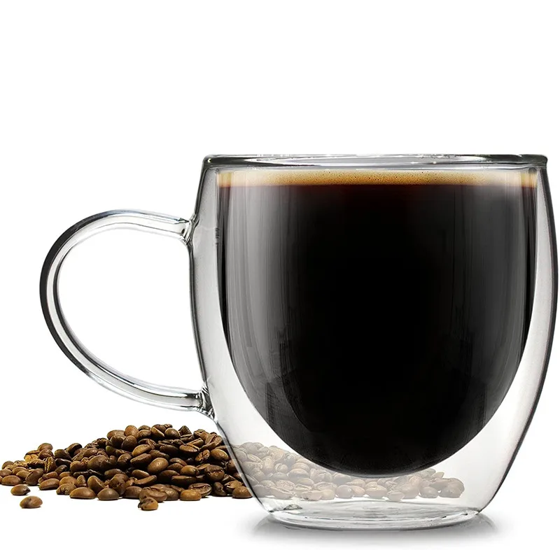 Wholesale Customized Double Wall Tea Glass Cup Coffee Cup With Handle with High Quality
Wholesale Customized Double Wall Tea Glass Cup Coffee Cup With Handle with High Quality