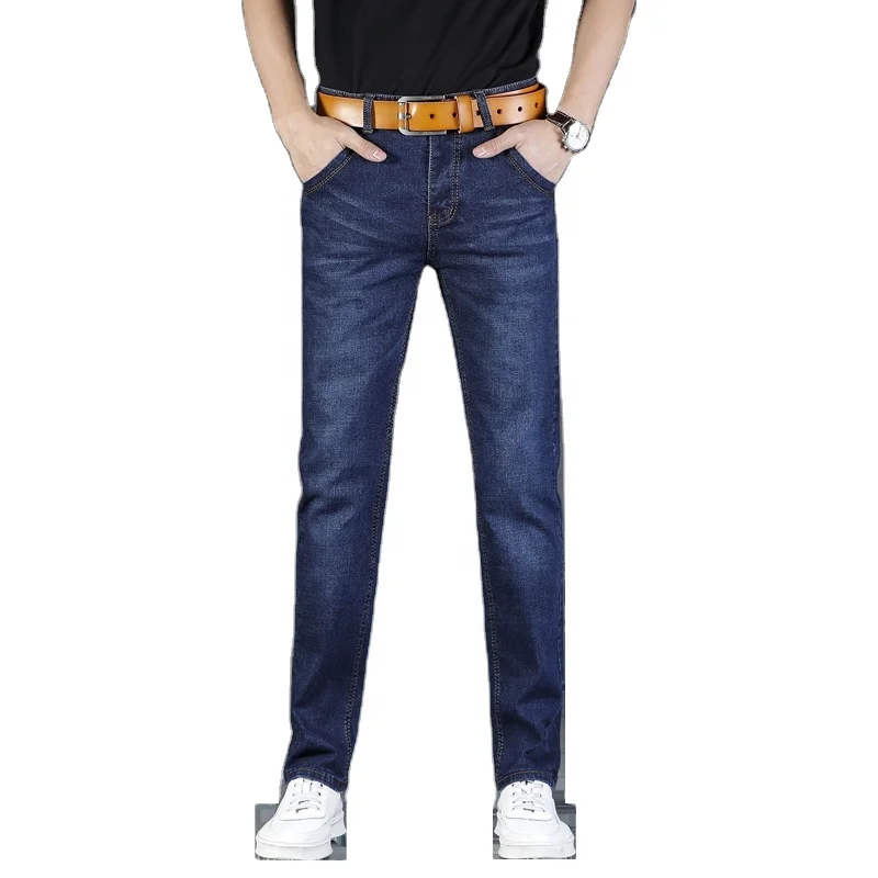 Summer Men's stretch jeans straight tube loose business youth wear-resistant casual pants, Blue black
Summer Men's stretch jeans straight tube loose business youth wear-resistant casual pants, Blue black