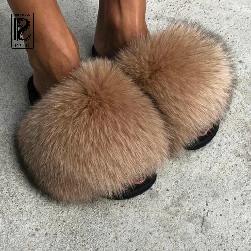 Fur Slippers Slides for Women Open Toe Real RACCOON Girls Fluffy House Slides Outdoor
Fur Slippers Slides for Women Open Toe Real RACCOON Girls Fluffy House Slides Outdoor