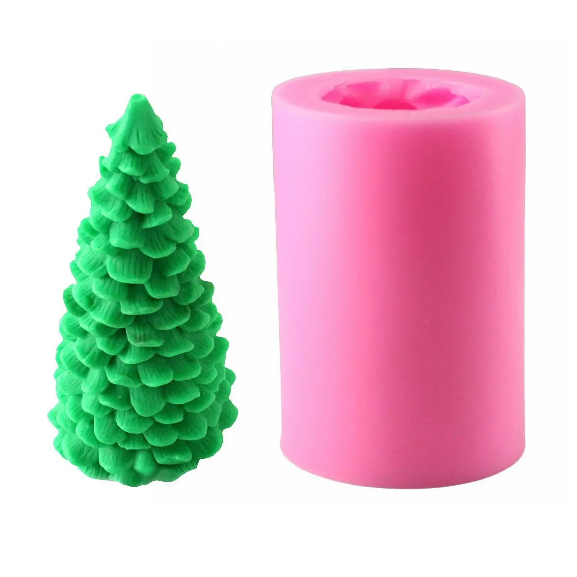 DIY Craft Mold Easy Release Christmas Tree Shape 3D Pillar Candle Molds Silicone for Cake Decoration
DIY Craft Mold Easy Release Christmas Tree Shape 3D Pillar Candle Molds Silicone for Cake Decoration
