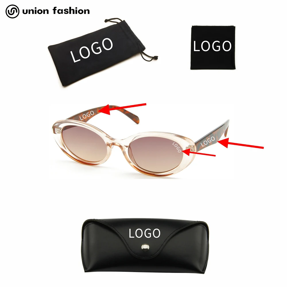 Union Fashion Vintage Custom Logo Oval Frame Eyewear Accessories Sunglasses for Women and Men, 3 colors 
Union Fashion Vintage Custom Logo Oval Frame Eyewear Accessories Sunglasses for Women and Men, 3 colors