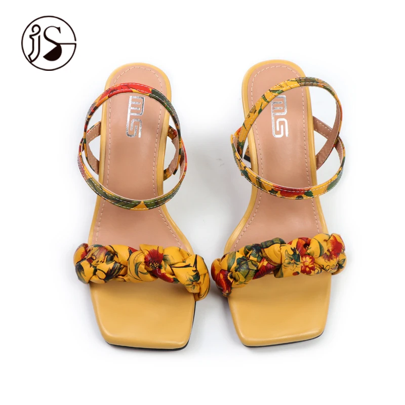 Factory direct sales summer new women's high heels printed woven women's high heels comfortable girl sandals, Customized color
Factory direct sales summer new women's high heels printed woven women's high heels comfortable girl sandals, Customized color