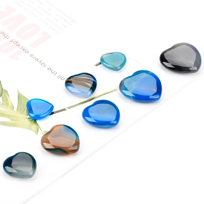 30/35/40mm Stone Blue Agate Fengshui Puffy Heart Pocket Stone for Home Decoration Crystal Crafts Heart Stone
30/35/40mm Stone Blue Agate Fengshui Puffy Heart Pocket Stone for Home Decoration Crystal Crafts Heart Stone