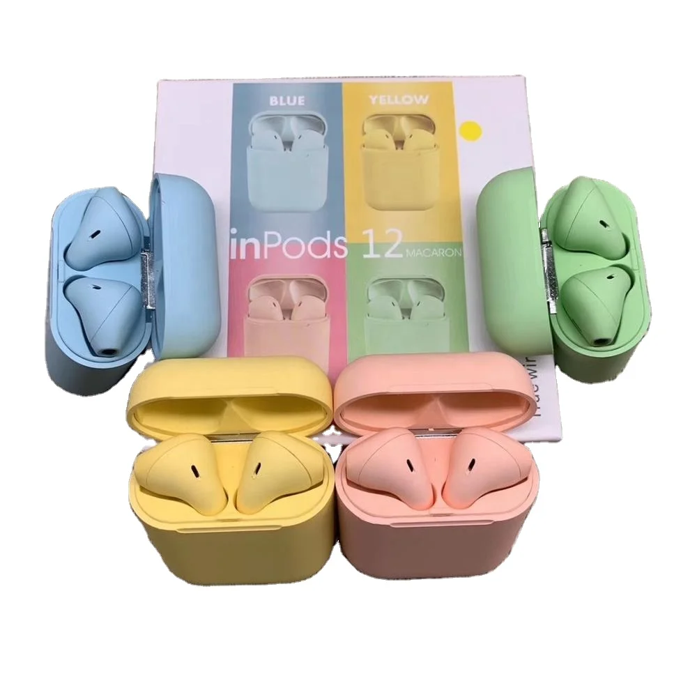 Inpods12 Frosted Feel Touch Control Pop up Window Connection TWS5.0 Stereo Mini Wireless Blue tooth Earphone For iPhone Android
Inpods12 Frosted Feel Touch Control Pop up Window Connection TWS5.0 Stereo Mini Wireless Blue tooth Earphone For iPhone Android