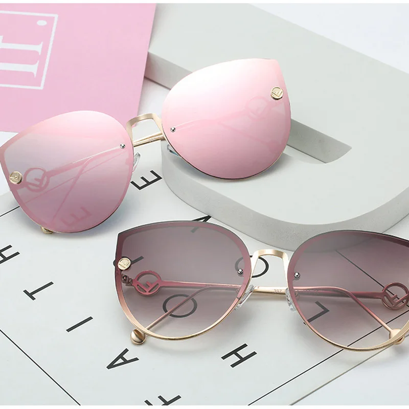 Cat Eye Sunglasses Women Brand Design Metal Frame Mirror Sun Vintage Rimless Gradient Glasses For Female UV400
Cat Eye Sunglasses Women Brand Design Metal Frame Mirror Sun Vintage Rimless Gradient Glasses For Female UV400