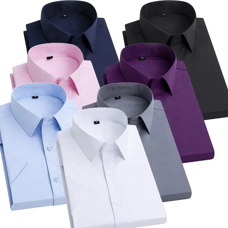 New Men's Solid Color Work Occupation Short-sleeved Summer Daily Wear Clothes Breathable Comfortable Shirt, Gray, light blue, white, dark blue
New Men's Solid Color Work Occupation Short-sleeved Summer Daily Wear Clothes Breathable Comfortable Shirt, Gray, light blue, white, dark blue