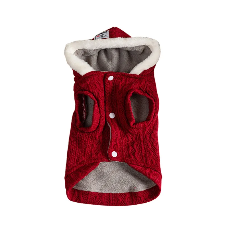 2021 New Pet Woolen Clothes Autumn Winter Dog Sweater Clothes Small Knitted Cat Clothes with Hood Pet Apparel & Accessories Easy, Customized color
2021 New Pet Woolen Clothes Autumn Winter Dog Sweater Clothes Small Knitted Cat Clothes with Hood Pet Apparel & Accessories Easy, Customized color