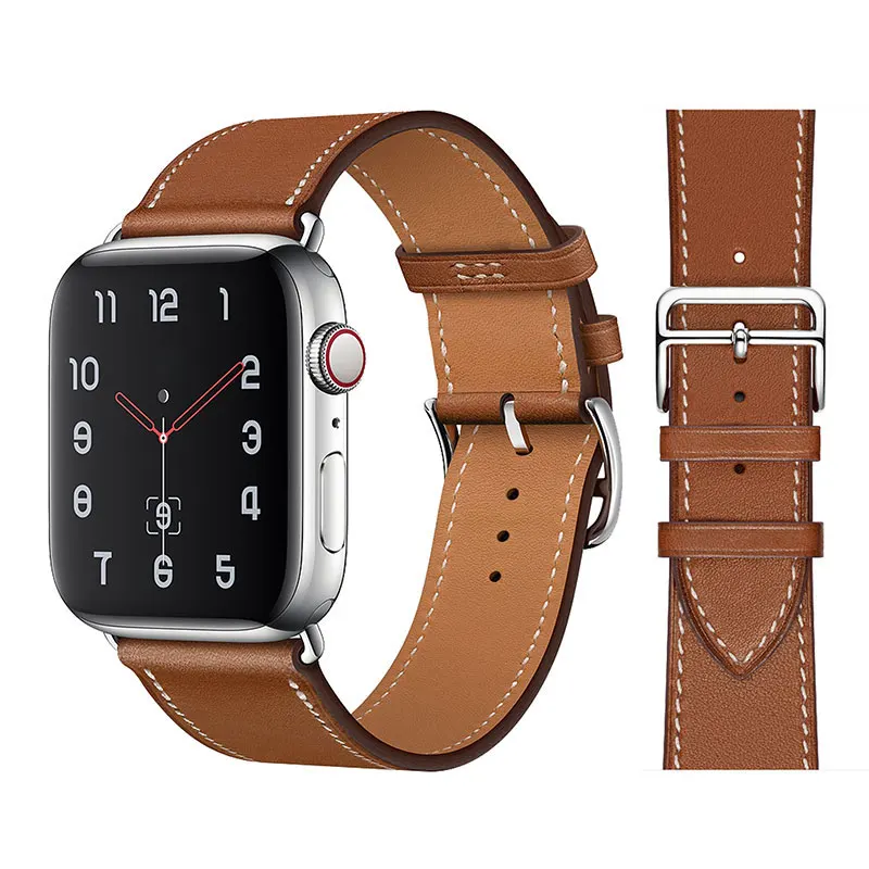 Hot Selling Luxury Design Genuine Leather Watch Strap For Apple Watch Band 38mm 40mm 44mm 42mm For iwatch series 7 6 5, Multi colors
Hot Selling Luxury Design Genuine Leather Watch Strap For Apple Watch Band 38mm 40mm 44mm 42mm For iwatch series 7 6 5, Multi colors