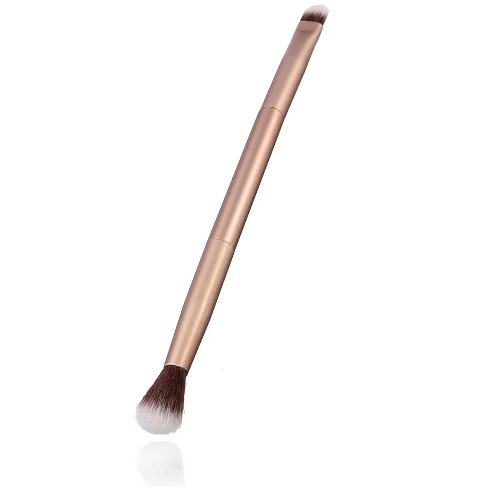 Lowest MOQ Custom LOGO Eyeshadow Brushes Rose Golden Double Head eyeshadow brush Single Makeup Brush, Custom color
Lowest MOQ Custom LOGO Eyeshadow Brushes Rose Golden Double Head eyeshadow brush Single Makeup Brush, Custom color