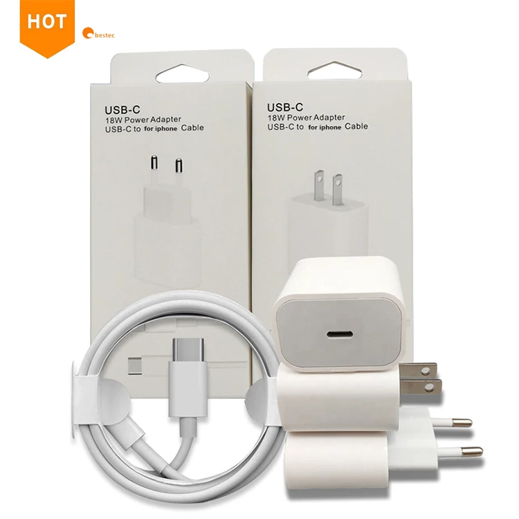 18W PD Fast Charger Type C USB-C PD Adapter Usb Wall Charger 18W PD Set with Cable for iPhone, White
18W PD Fast Charger Type C USB-C PD Adapter Usb Wall Charger 18W PD Set with Cable for iPhone, White