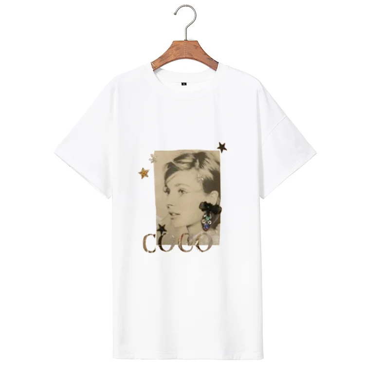 Wholesale T-Shirt Women 100% Cotton Custom Printed T Shirts For Woman Oversized Graphic Tshirt
Wholesale T-Shirt Women 100% Cotton Custom Printed T Shirts For Woman Oversized Graphic Tshirt