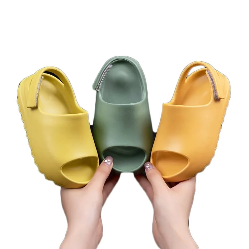 Baby Toddler Yezzys Sandals Fashion Soft Thick EVA Sole Print Design Custom Yezzy Slides Kids With Straps, Colorful or custom
Baby Toddler Yezzys Sandals Fashion Soft Thick EVA Sole Print Design Custom Yezzy Slides Kids With Straps, Colorful or custom
