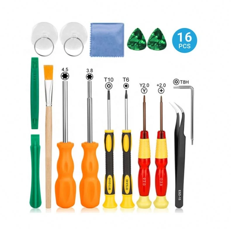 16 In 1 Screwdriver Game Bit Repair Tool Kit Full Security For Nintendo Switch Lite Accessories, Colors
16 In 1 Screwdriver Game Bit Repair Tool Kit Full Security For Nintendo Switch Lite Accessories, Colors