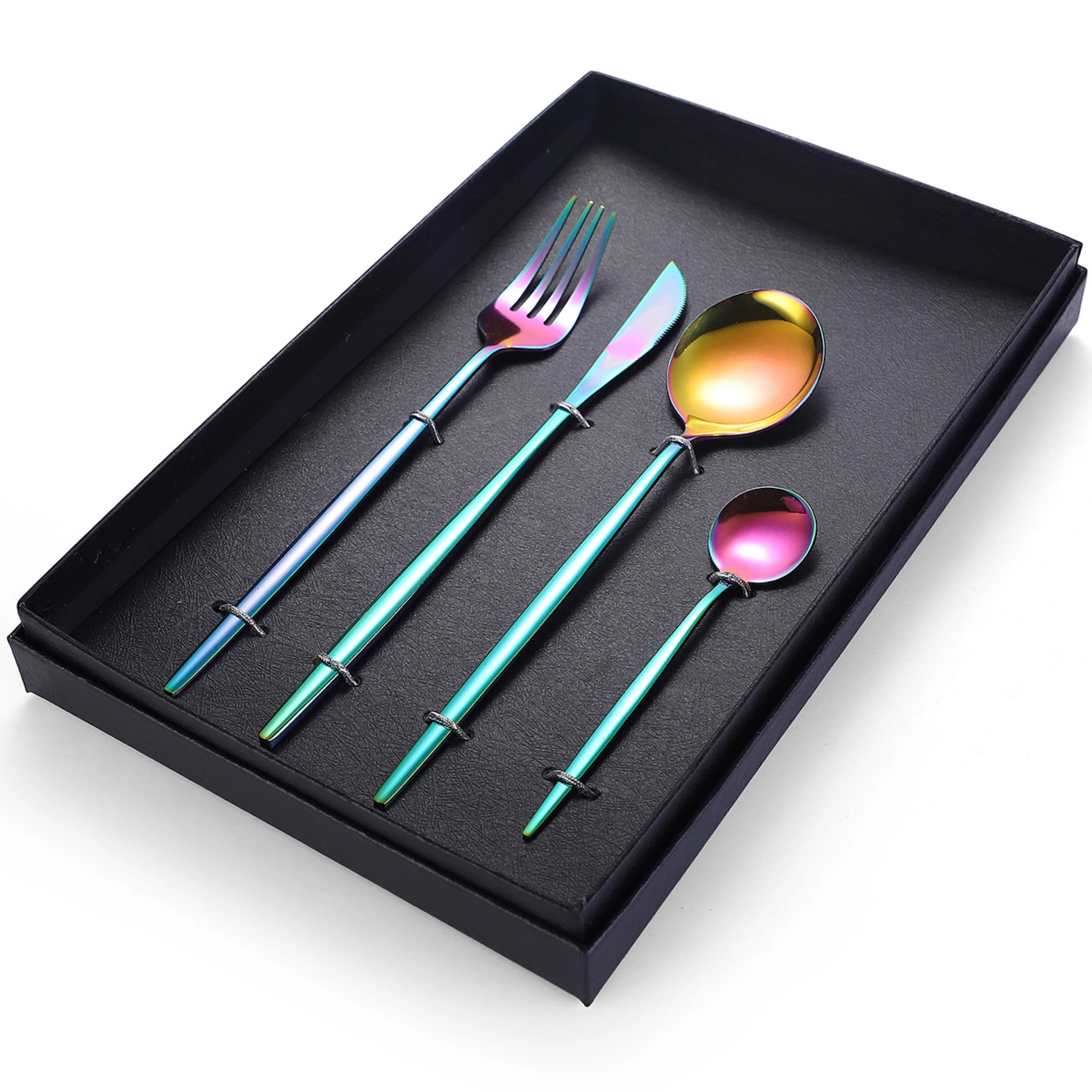 18/10 Stainless Steel Cutlery Set High Quality Stainless Steel Silverware Set, Silver/gold/rose gold/black/rainbow
18/10 Stainless Steel Cutlery Set High Quality Stainless Steel Silverware Set, Silver/gold/rose gold/black/rainbow