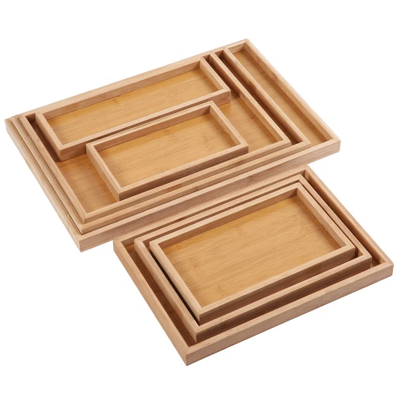 Bamboo Serving Tray Tea Cup Saucer Trays Fruit Pallet Plate Round Square Wood Storage Trays
Bamboo Serving Tray Tea Cup Saucer Trays Fruit Pallet Plate Round Square Wood Storage Trays