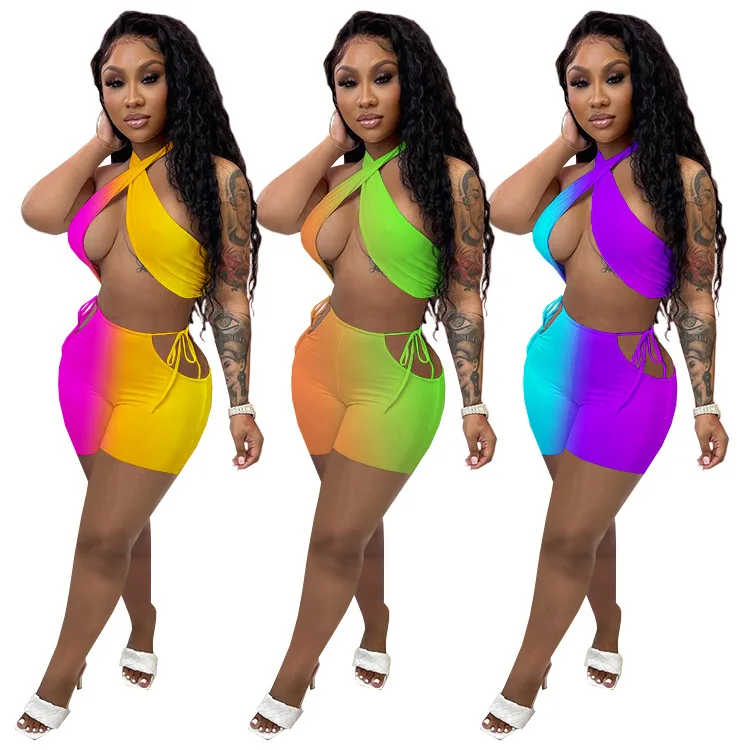 OB04-2021 Summer Plus Size Gradient T Shirts+ Shorts 2 Piece Short Set Women Clothing
OB04-2021 Summer Plus Size Gradient T Shirts+ Shorts 2 Piece Short Set Women Clothing