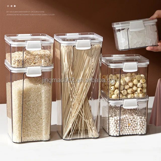 Amazon Best Selling Plastic Food Storage Containers 4 Pieces BPA Free Plastic Cereal Containers with Lock Lids
Amazon Best Selling Plastic Food Storage Containers 4 Pieces BPA Free Plastic Cereal Containers with Lock Lids