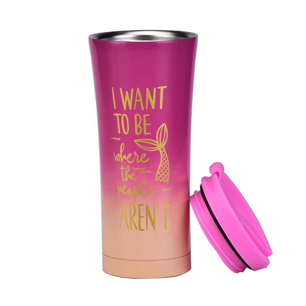 New style tumbler 480ml Vacuum Flask Insulated Stainless Steel Water Bottle double wall coffee travel mug alphabet Mermaid cup
New style tumbler 480ml Vacuum Flask Insulated Stainless Steel Water Bottle double wall coffee travel mug alphabet Mermaid cup