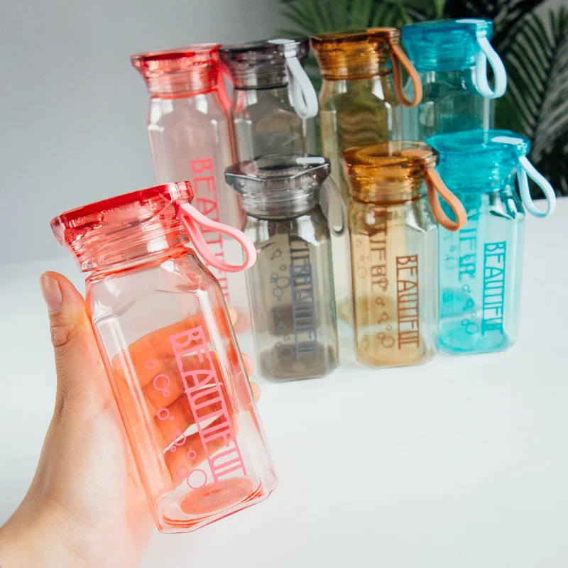 Seaygift Outdoor 550ml Square Shaped Water Bottle Reusable Clear Wide Mouth Square Plastic Drinking Water Bottle With Lid, Red/black/white/green/purple/yellow
Seaygift Outdoor 550ml Square Shaped Water Bottle Reusable Clear Wide Mouth Square Plastic Drinking Water Bottle With Lid, Red/black/white/green/purple/yellow