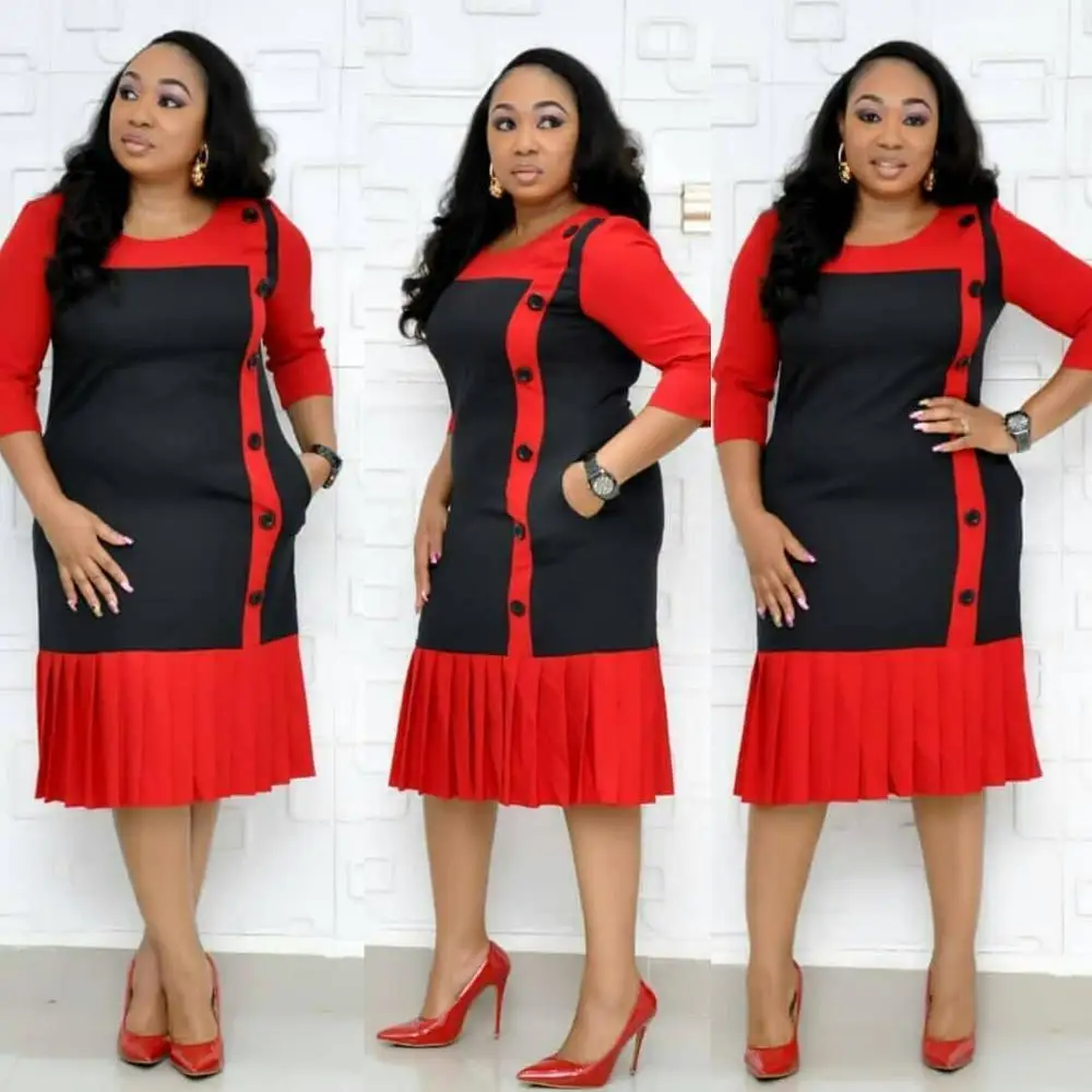 hot sale clothing women big size button causal pleated solid simple design irregular popular plus size dress
hot sale clothing women big size button causal pleated solid simple design irregular popular plus size dress