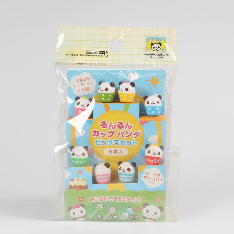 

Bento Picks Montessori Kitchen Tools Mini Forks Food Picks For Kids Cute Panda Lunch Box Accessories Food Picks For Bento Box