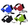 Retractable Dog Leash Durable Big Pet Cord Leash For Medium Large Breed Best Heavy Duty Leash With LED Light And Bag Dispenser