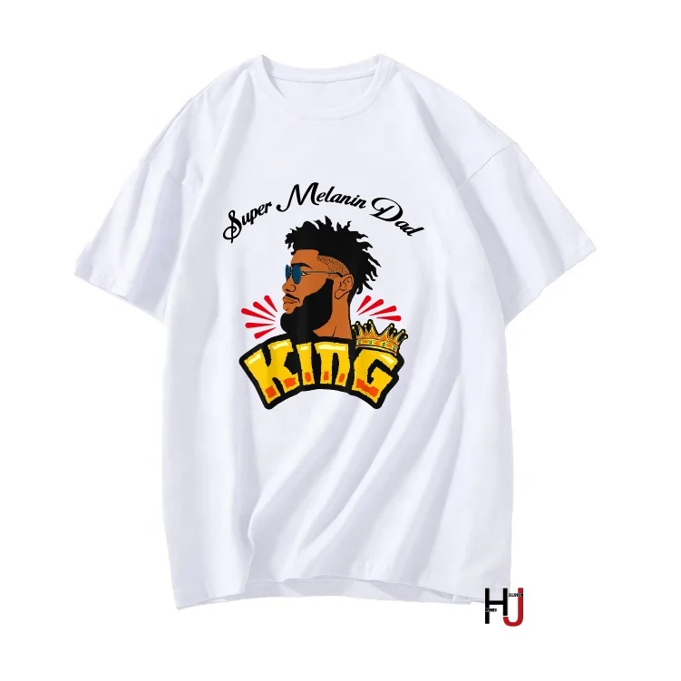 Super melanin dad tshirt African KING tee shirt homme funny father's day t shirts summer top hombre t-shirt
Super melanin dad tshirt African KING tee shirt homme funny father's day t shirts summer top hombre t-shirt