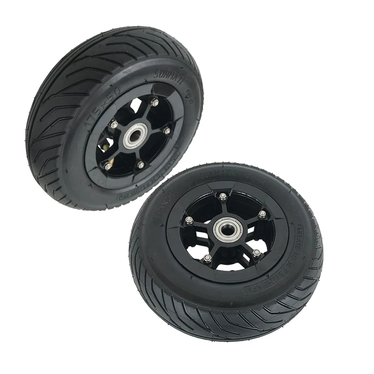 SUNMATE 175X50 Inflation with Tire and Inner Tube Electric Mountainboard Scooter Pneumatic Wheel, Extensive
SUNMATE 175X50 Inflation with Tire and Inner Tube Electric Mountainboard Scooter Pneumatic Wheel, Extensive