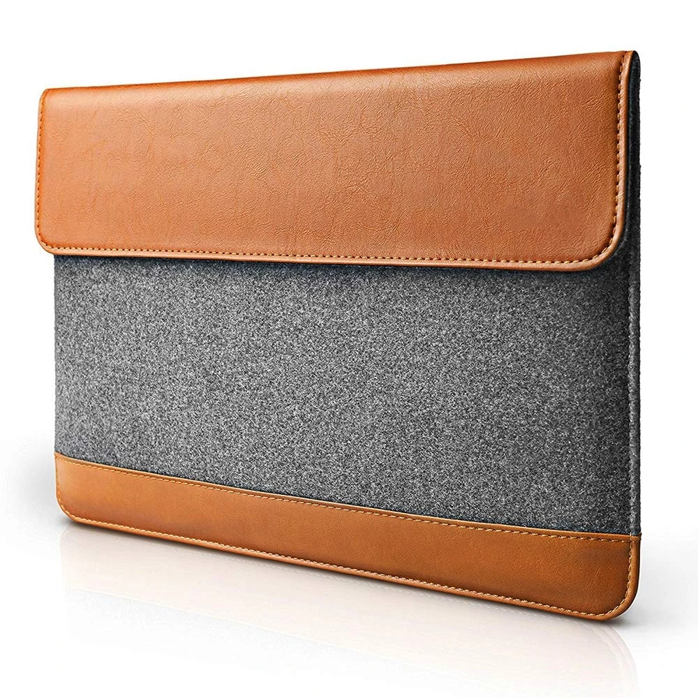 most popular trendy concise style leather felt laptop bag felt laptop sleeve compatible 12 inch computer tablet
most popular trendy concise style leather felt laptop bag felt laptop sleeve compatible 12 inch computer tablet